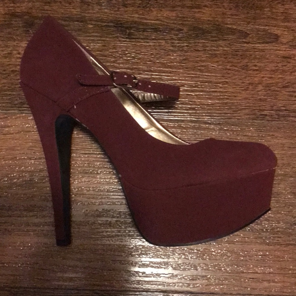 Champagne colored high heels